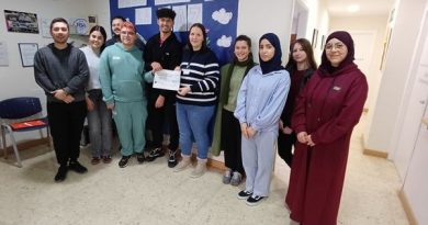 Foto grupal con la asociación de Calatravos